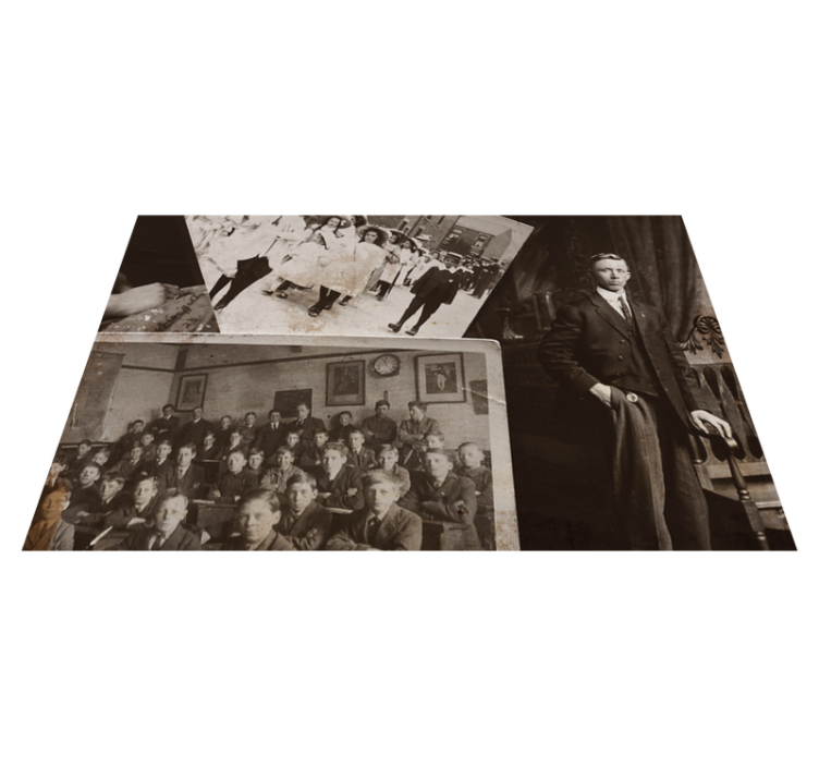 Prostírání home vintage fotokoláž - TenStickers