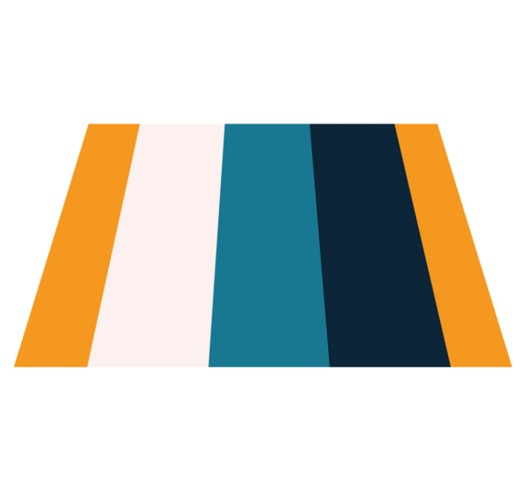 Moderní paleta barev obdélníkové prostírání - TenStickers