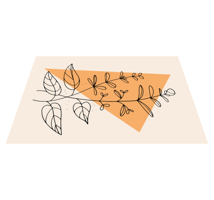 Originální prostírání s květinovým abstraktem - TenStickers