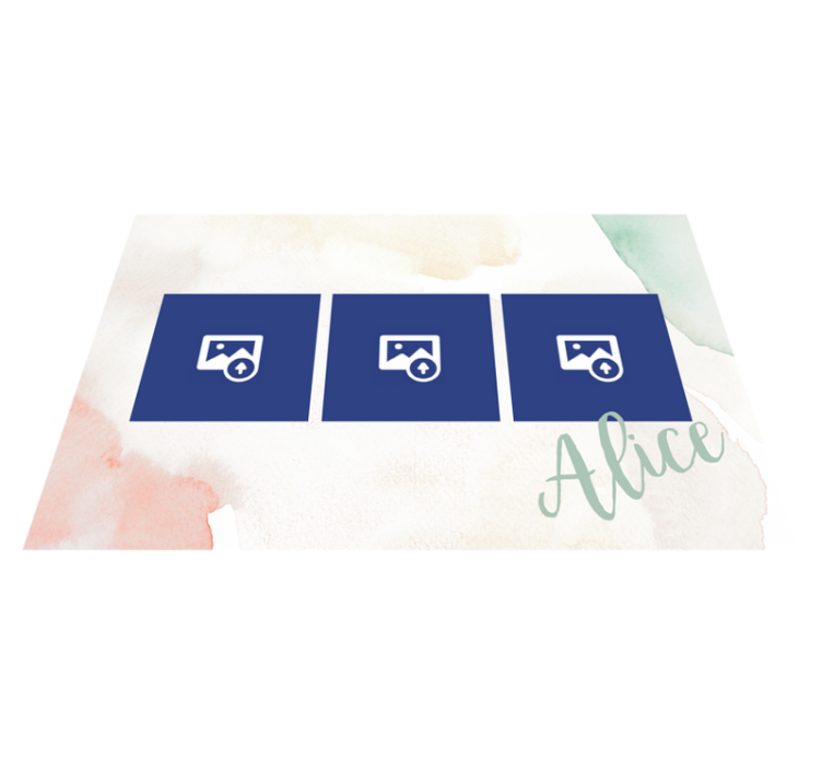 Originální prostírání pro zobrazení fotografií - TenStickers