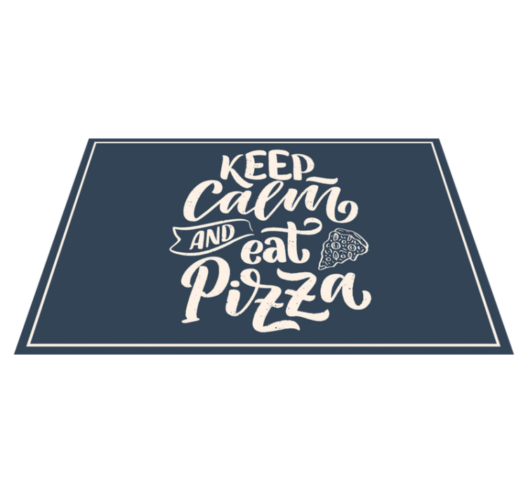 Prostírání citace klidná pizza citace - TenStickers
