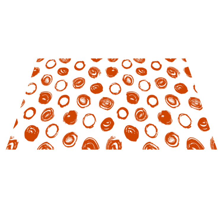 Prostírání s texturami v kruhovém štětcovém vzoru - TenStickers