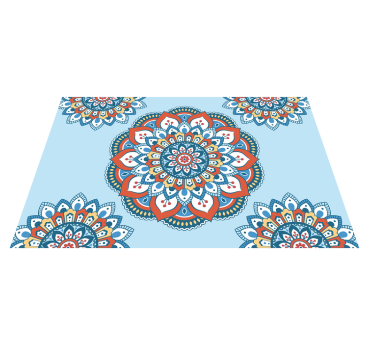 Mulitcolour mandala elegantní prostírání - TenStickers