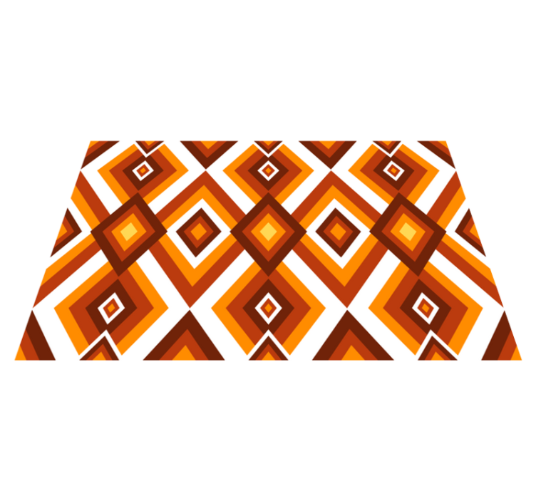 Umělecké kosočtverce ze 70. Let, originální prostírání - TenStickers