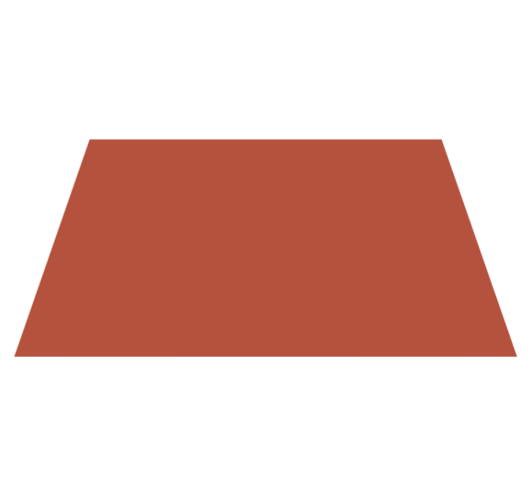 červené vinylové jednobarevné prostírání - TenStickers