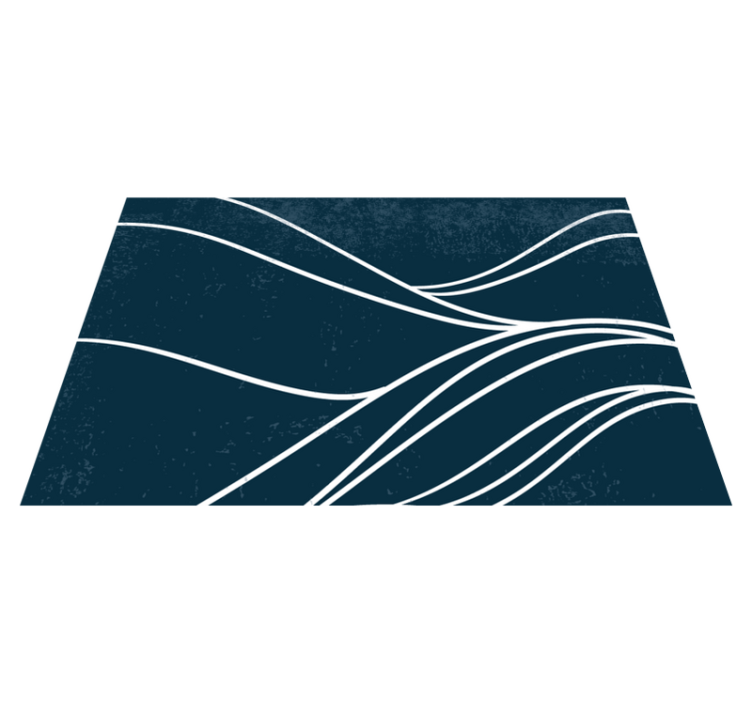 Moderní prostírání s elegantním vlnitým vzorem - TenStickers