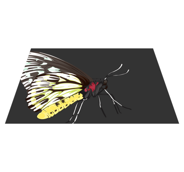 Originální prostírání s barevnou ilustrací motýla - TenStickers