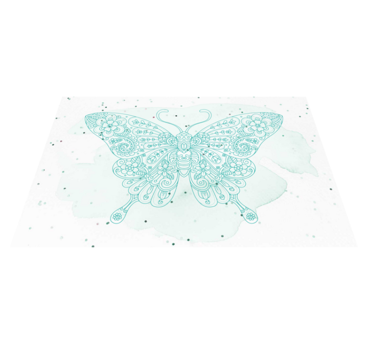 Tyrkysové a mandala prostírání - TenStickers