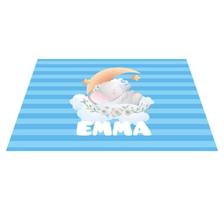 Dětské prostírání s roztomilým slonem - TenStickers