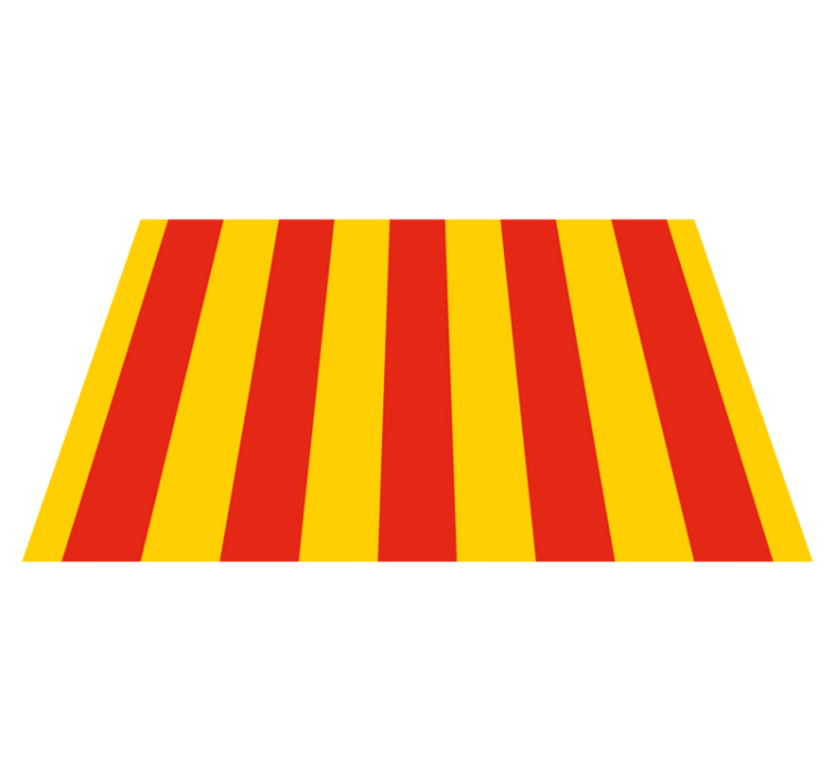 Originální prostírání s odvážným pruhovaným vzorem - TenStickers