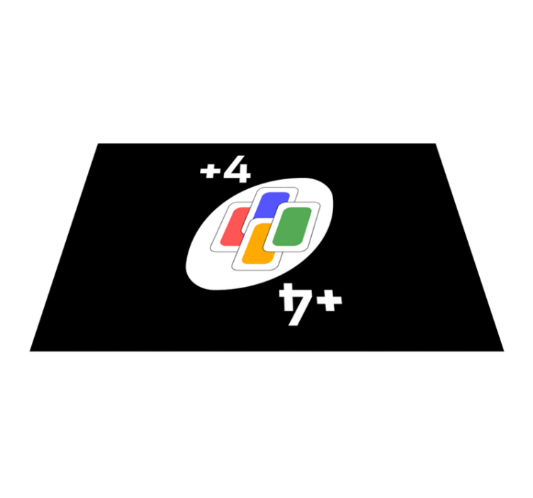 Originální prostírání inspirované hrou s kartami - TenStickers