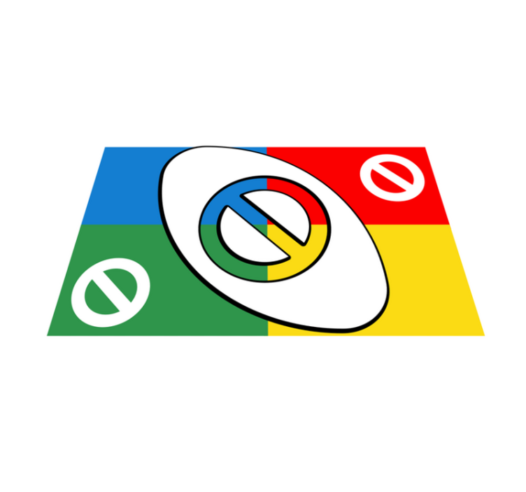 Moderní prostírání abstraktní barevné tvary - TenStickers