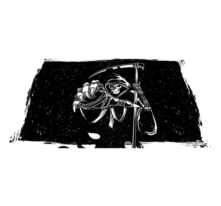 Zlá silueta originální obtiskové prostírání - TenStickers