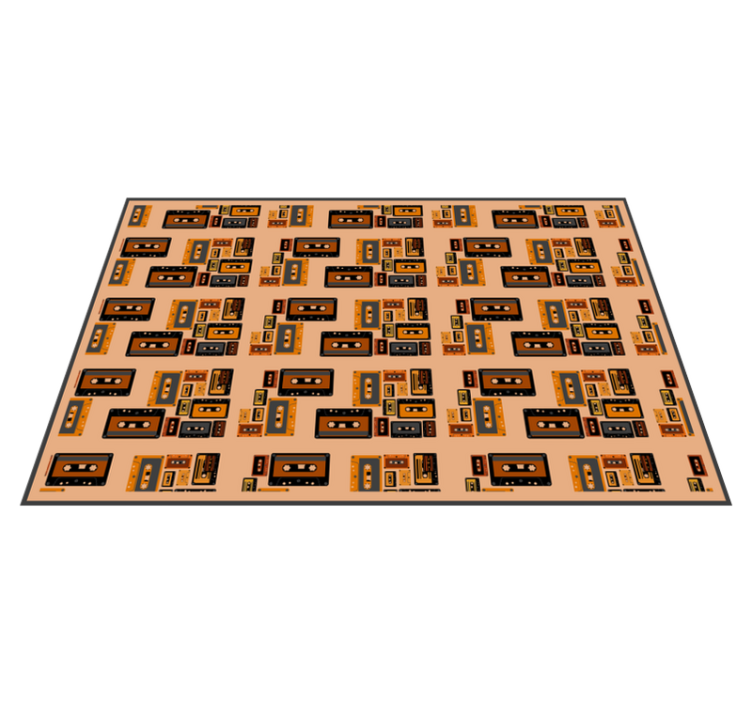 Originální prostírání s retro kazetovým vzorem - TenStickers