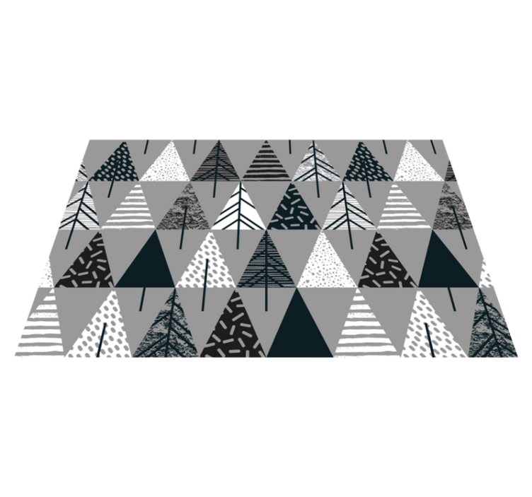 Minimální strom v severském stylu originální prostírání - TenStickers