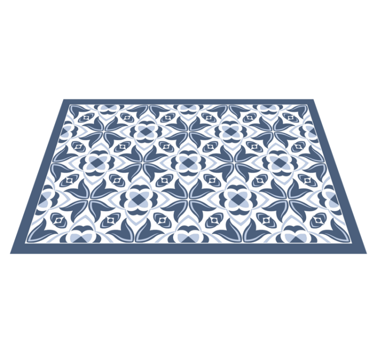 Moderní prostírání kytice květin ve stylu hampton - TenStickers