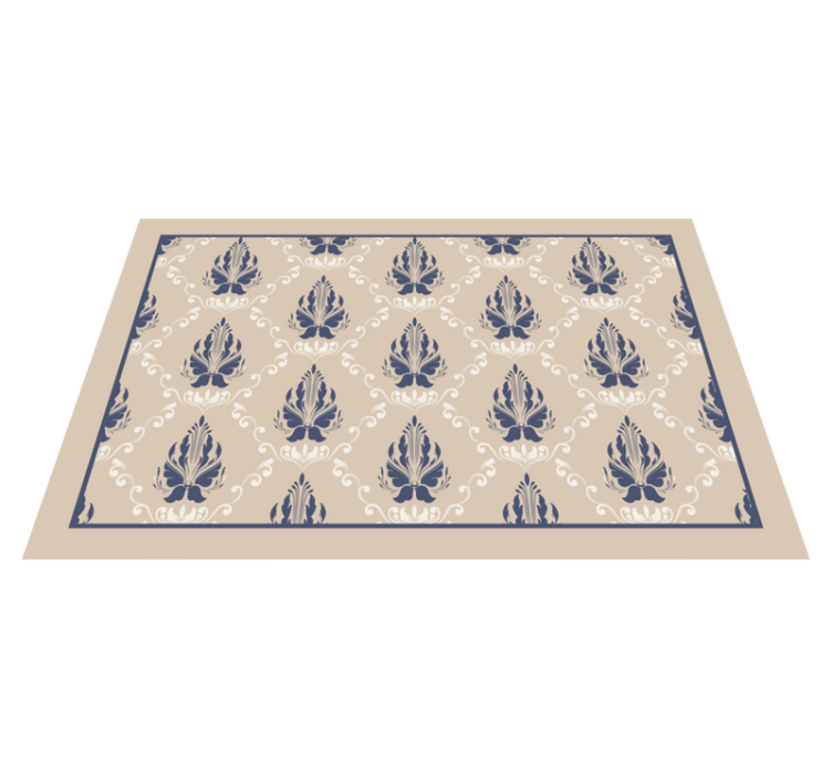 Prostírání s texturami elegantní listová myšlenka - TenStickers