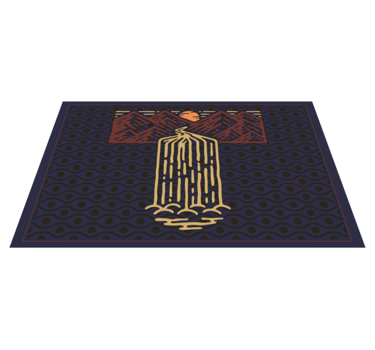 Originální prostírání horský vodopád - TenStickers