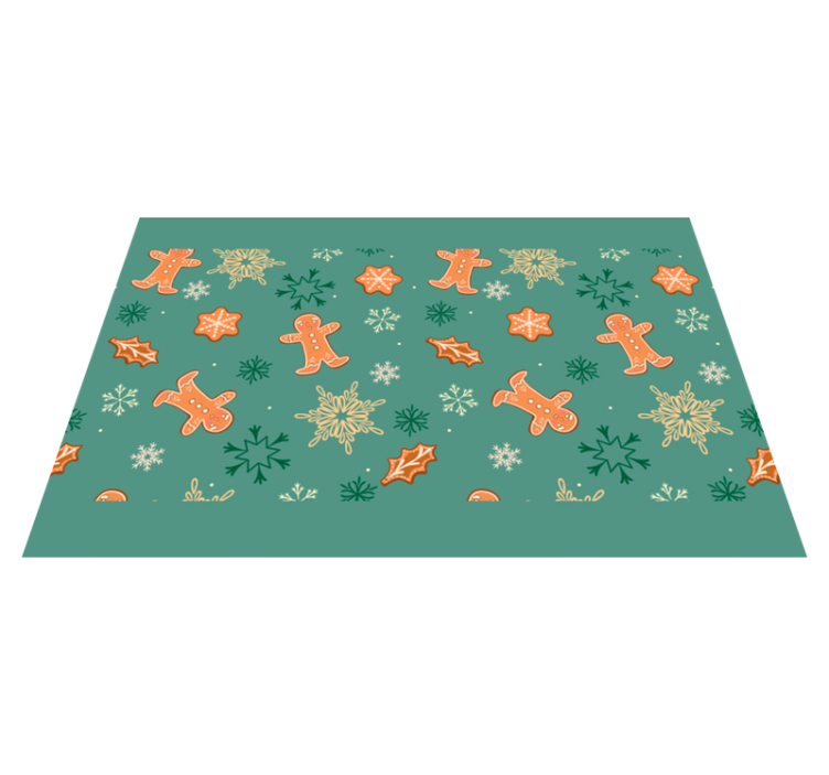 Vánoční prostírání s motivem perníčků - TenStickers
