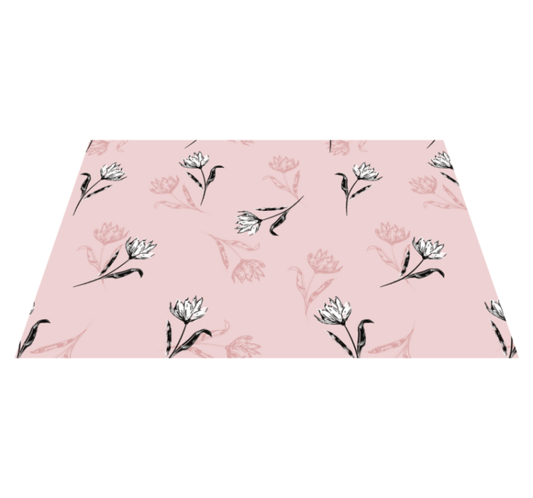 Prostírání s texturami elegantní botanická kompozice - TenStickers