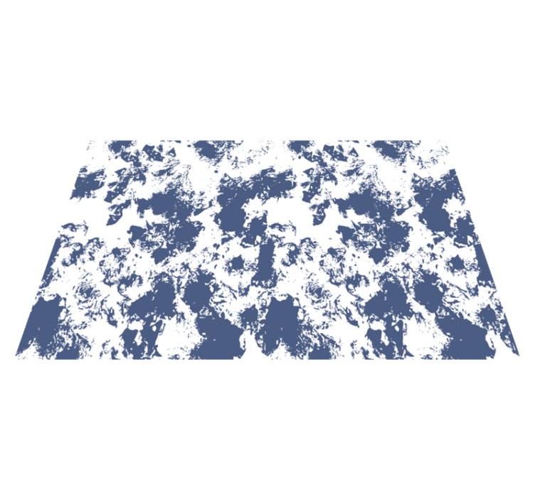 Abstraktní modré tvary originální prostírání - TenStickers