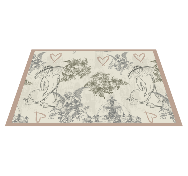 Vintage francouzské romantické originální prostírání - TenStickers