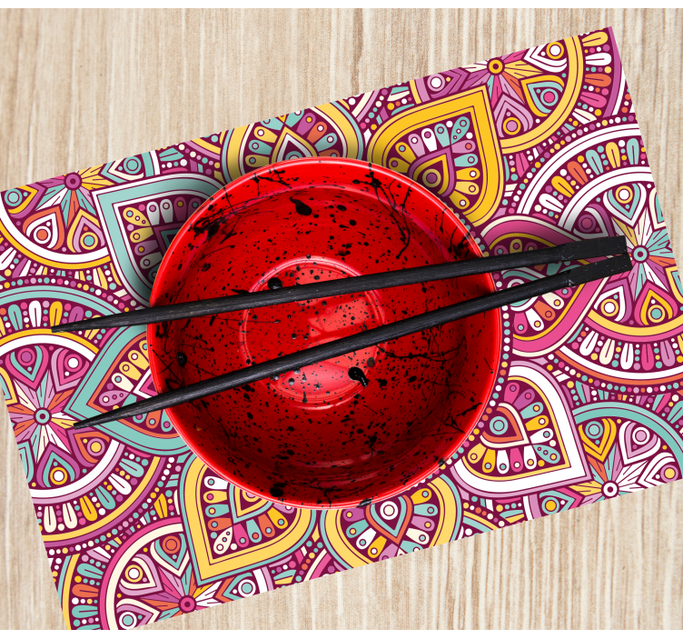 Mandala navrhuje vinylové prostírání - TenStickers