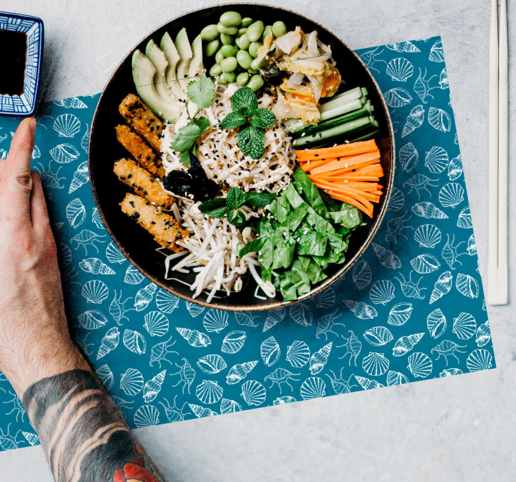 Mušle zvířata mušle prostírání - TenStickers