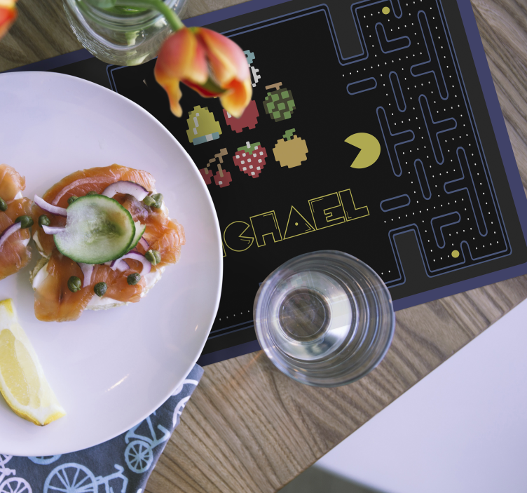 Pac muž hry dětské prostírání - TenStickers