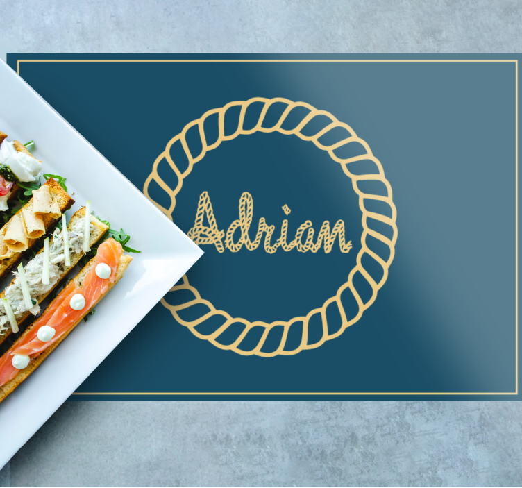 Přizpůsobené prostírání na róbu a kotvy - TenStickers