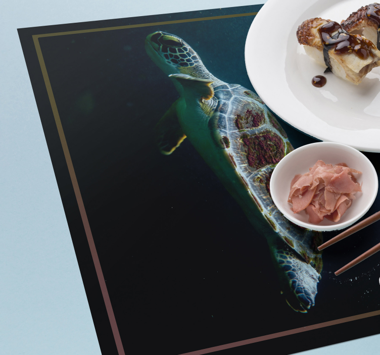 Plavání želví domácí prostírání - TenStickers