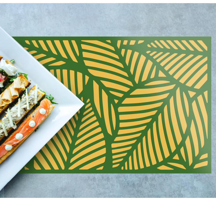 Téma džungle se stromem originálních prostírání - TenStickers