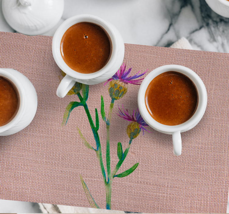 Tkaný bodlák Elegantní prostírání - TenStickers