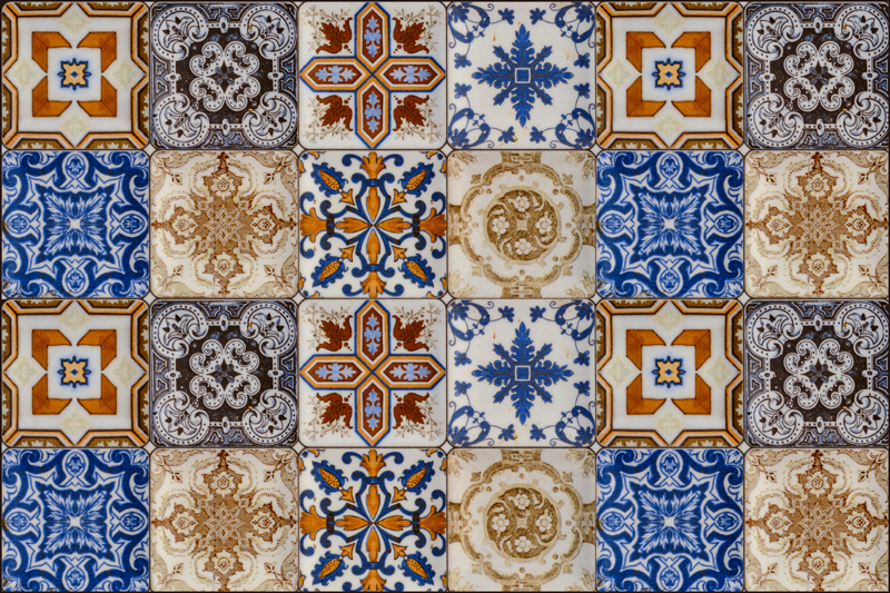 Vícebarevná hydraulika originální prostírání - TenStickers