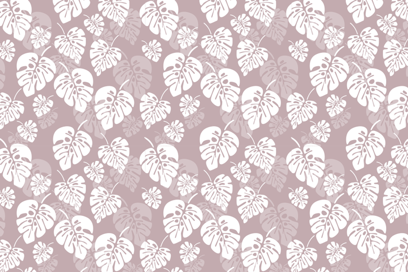 Monstera rostlina květinové prostírání - TenStickers