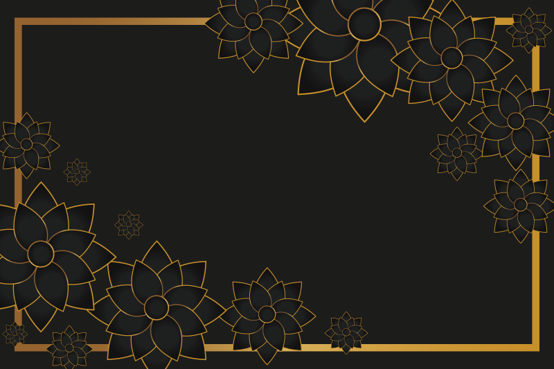 Elegantní styl s rostlinami elegantní prostírání - TenStickers