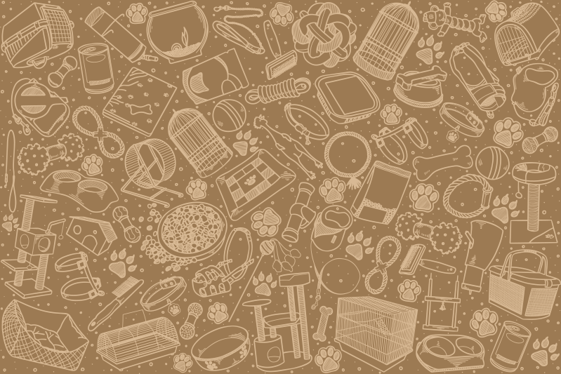 Prostírání s texturami pro sofistikovanou kuchyni - TenStickers