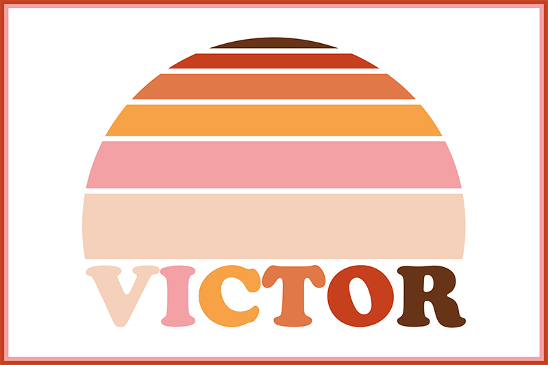 Prostírání se jménem na míru - TenStickers