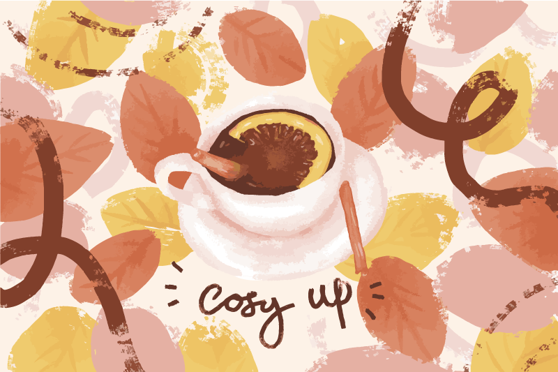 Originální prostírání pohodlný hrníček na kávu - TenStickers