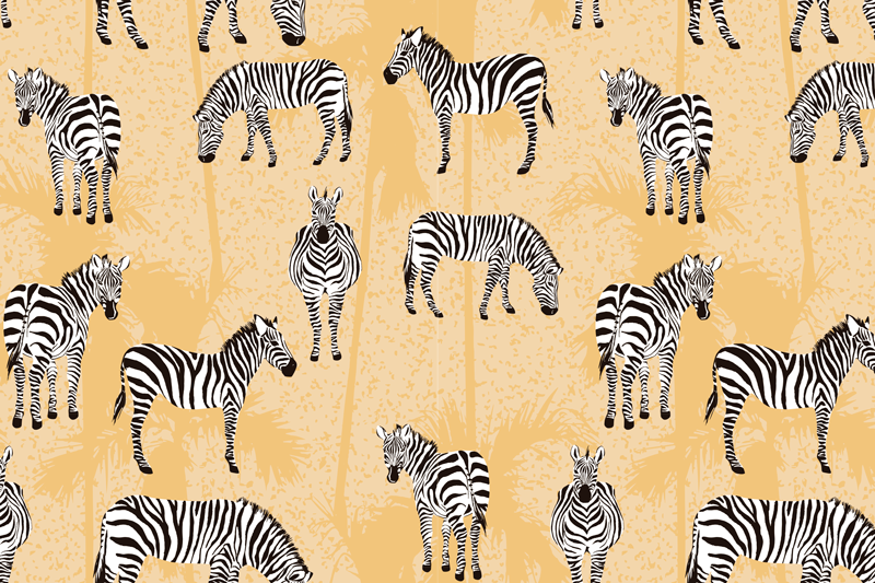 Originální prostírání s potiskem zebra - TenStickers