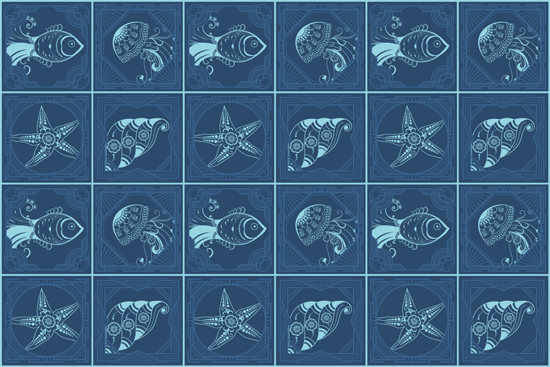 Originální prostírání s námořnickým vzorem - TenStickers