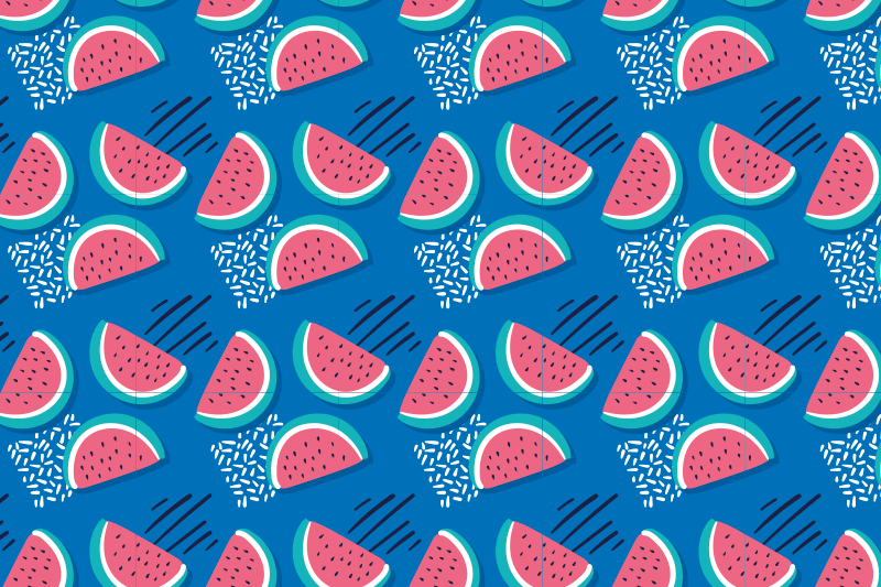 Originální prostírání s melounovým vzorem - TenStickers