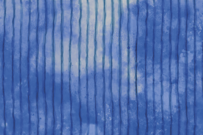 Modré akvarel linky moderní prostírání - TenStickers