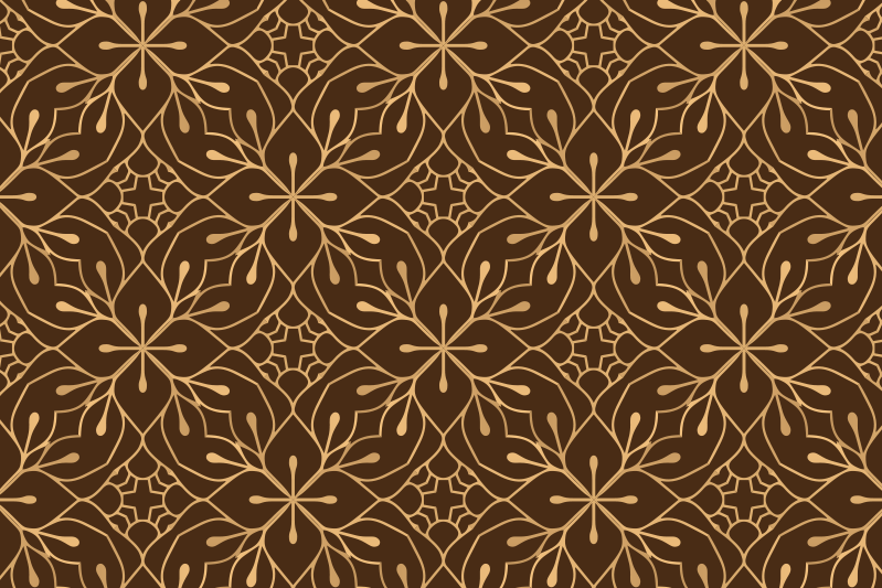 Prostírání s texturami něžná květinová myšlenka - TenStickers