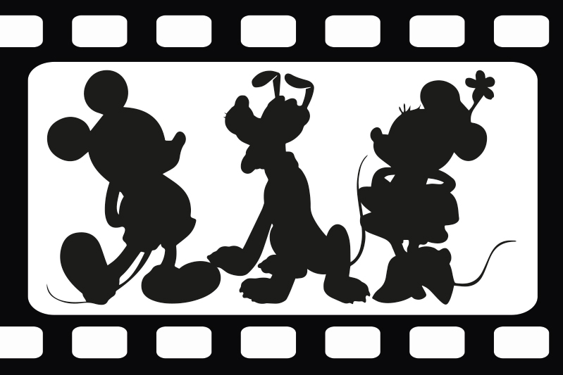 Dětské prostírání mickey a minney a pluto - TenStickers