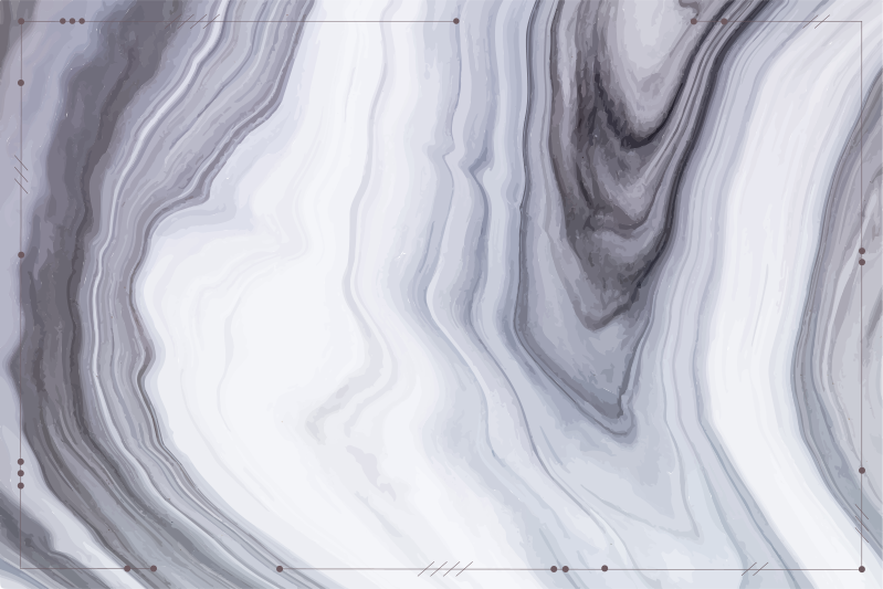 Bílý a černý mramorový efekt moderní prostírání - TenStickers