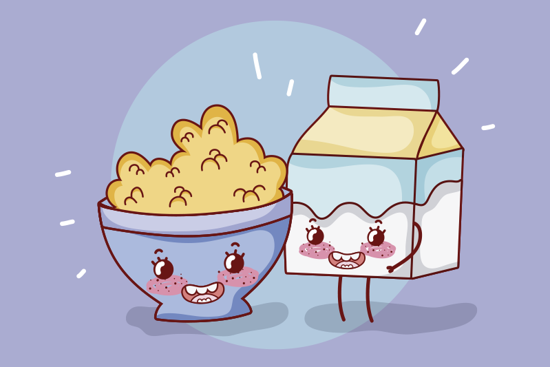 Dětské prostírání Šťastní společníci na svačinu - TenStickers