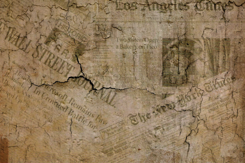 Vintage noviny originální prostírání - TenStickers