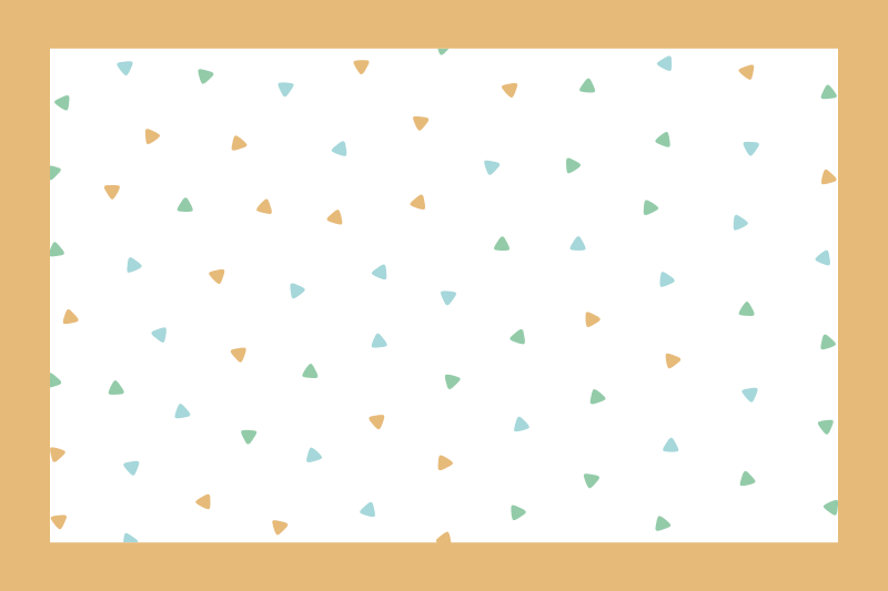 Prostírání se jménem v elegantním trojúhelníku - TenStickers