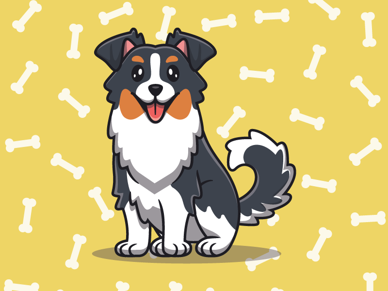 Dětské prostírání s roztomilým pejskem - TenStickers